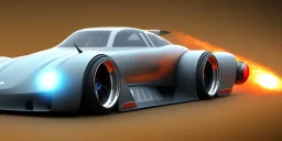 crazy jet powered car