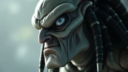 a white mr bean looking a bit like the predator