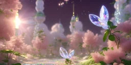 crystal subtle flower in a galactic ambiance beautiful fairy, transparent, delicate colors, in the foreground, full of details, smooth，soft light atmosphere, light effect，vaporwave colorful, concept art, smooth, extremely sharp detail, finely tuned detail, ultra high definition, 8 k, unreal engine 5, ultra sharp focus