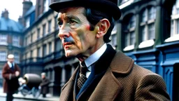 Jeremy Brett as Sherlock Holmes in London