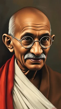 Portrait Gandhi