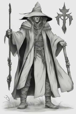 fantasy witch hunter man