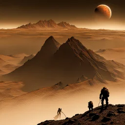 Mountain Climbing on Titan.