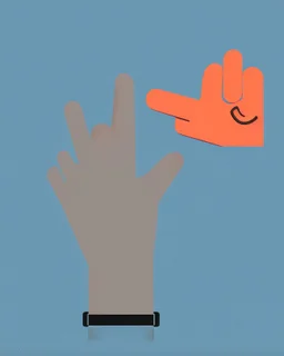 Hand pointing at you emoji design