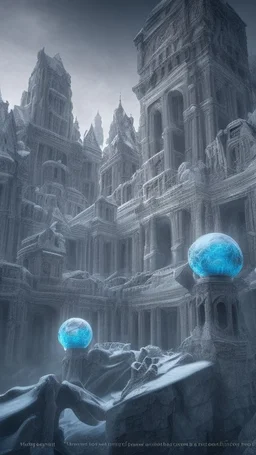 Une cite antique bloquée dans un glacier éternelle. La nécropole semble figée dans le temps. Les habitants l'ont depuis longtemps désertés a cause des créatures qui y rôdent.