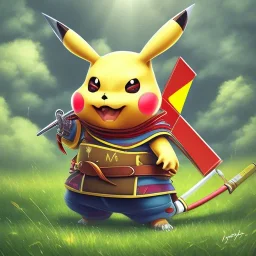 Pikachu samurai