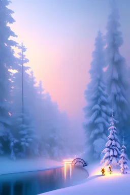 Product render poster of a fairy, winter, ice, vivid colors glowing fog intricate, elegant, highly detailed, digital painting, artstation, concept, art, smooth, sharp focus, illustration