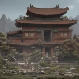 lost ancient asian landscape