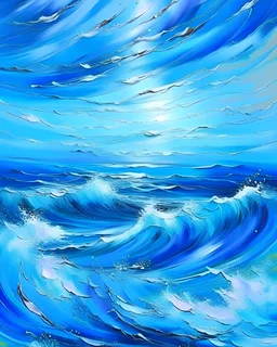 The bright blue mixing with the summer sky, and the sound of the waves crashing in an amazing rhythm, that magical moment when the sky meets the sea in an incomparable unity. The genius of nature in depicting a moving artistic painting, where the waves clash in exciting dissonance, then mix and merge to create unforgettable splendor