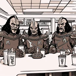 Klingons working at McDonalds