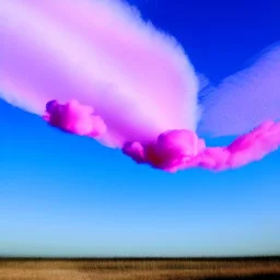 blue sky, pink cloud, insanely detailed, cotton candy, 16k resolution,