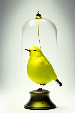 Canary on top a bell