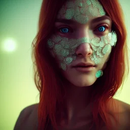 woman wearing window on face, 8k resolution, high-quality, fine-detail, intricate, digital art, detailed matte, volumetric lighting, illustration, octane render,