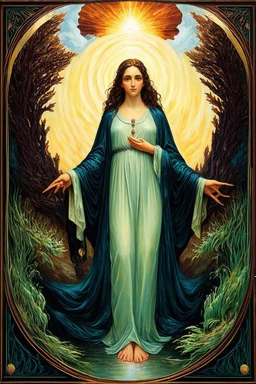 Aletheia is a state of being brought into the light where something is openly presented or understood as it truly is, rather than being hidden or forgotten; Art Nouveau