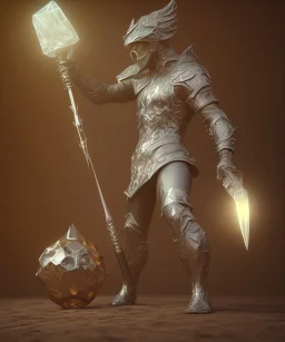 quartz crystal dagger, dinamic lighting, unreal 5, hyper realistic