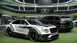 Bentley Bentayga MANSORY Fused with Lamborghini Veneno, Super Detailed, desktop wallpaper, 4K