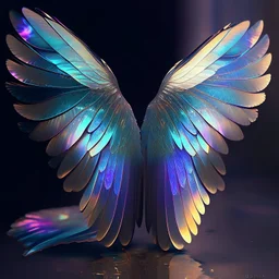 iridescent wings