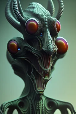 full bodied Weird aliens, 8k, finely detailed, photo realistic.