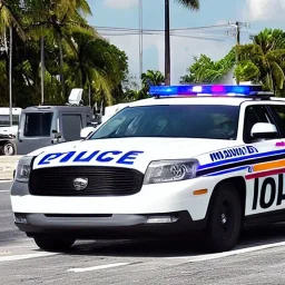 Miami Police Car