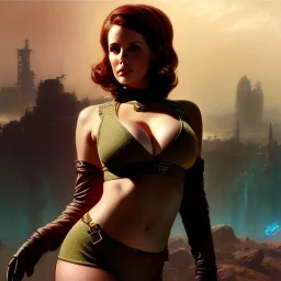 Drawing of beautiful face,'beautiful,Busty fit 'Piper Wright - Fallout 4 ',intense stare, ancient skintight armor, balanciaga fashion clothe painting by gaston bussiere, greg rutkowski, yoji shinkawa, yoshitaka amano, tsutomu nihei, donato giancola, tim hildebrandt Oil on canvas, cinematic composition, extreme detail,fit full head inside picture,16k