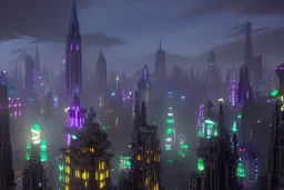 Gothic Metropolis made by lego