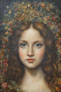 Mina Lisa - oil painting by Leon Da Vinki