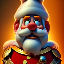 A portrait of Asterix the galian, 3d, small dude, high detail, symbols, 4k, ray traing