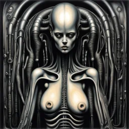 HR Giger's work often featured erotic and sexual themes, intertwined with his signature biomechanical style. His artwork explored the intersection of the human body, sexuality, and machinery in a way that was both provocative and unsettling. Giger's portrayal of eroticism often involved the fusion of organic and mechanical elements, creating surreal and otherworldly scenes that challenged traditional norms of sexuality and beauty. His artwork often depicted grotesque and sexualized beings, with