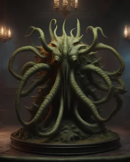 tabletop role-playing miniature of a shoggoth. full body. concept art in the style of lovecraft, giger and beksinski. hyperrealism 4K ultra HD unreal engine 5 photorealism.