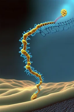 nuclear DNA attempting to run away through the axon hillock