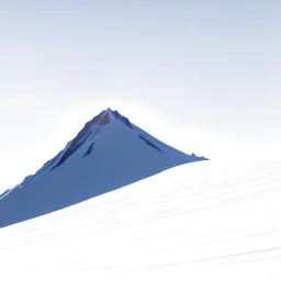 a snowy mountain that looks like a sihlouette of a lying woman