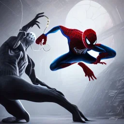 Venom vs spider man fighting