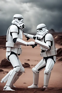 stormtroopers fighting