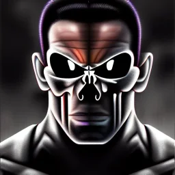 ultra detailed portrait of The Punisher, extremely detailed digital painting, extremely detailed face,crystal clear eyes, in the style of robert e howard and pablo oliveira and Ken Kelley and Keith Parkinson ,mystical colors,perfectly centered image, perfect composition, rim light, beautiful lighting,8k, stunning scene, raytracing