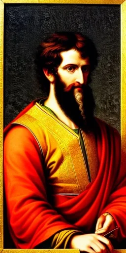 1849094023 fine art portrait of Pythagoras, hypersigil