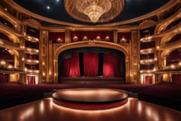 a luxury big opera dance stage