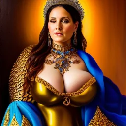 Ultra detailed fullbody Portrait in oil on canvas of beautiful busty Juana de arco with armor,intense stare,extremely detailed digital painting, extremely detailed face,crystal clear Big eyes, mystical colors ,perfectly centered image, perfect composition, rim light, beautiful lighting,masterpiece,8k, stunning scene, raytracing, anatomically correct, in the style of robert e howard and Ken Kelley and Ohrai Noriyoshi and Simon Bisley and tomzj1