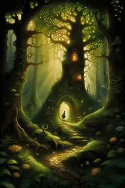 the enchanted forest book cover