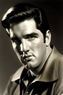 Portrait of Elvis presley