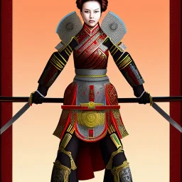 Empress Warrior women with katana sword