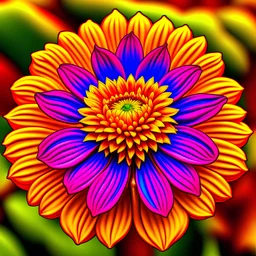 colorful flower