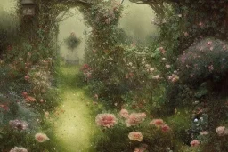 a beautiful secret garden, by jean-baptiste monge