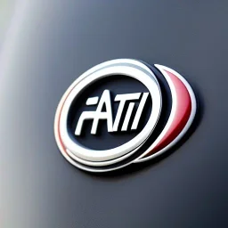 fiat car brand logo futuristic badge