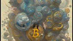 Bitcoin morning by james jean