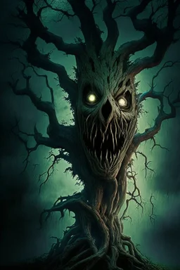 cursed horror tree