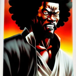 Afro Samurai by Seung Eun Kim and simon bisley.16k