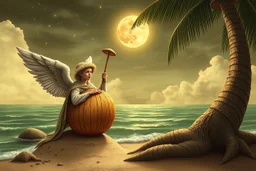 Charon as a coconut angel