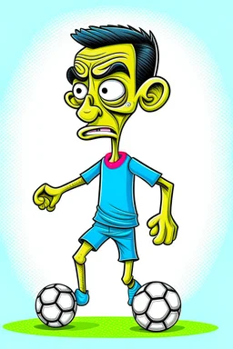 Pervis Estupinan Footballer cartoon 2d