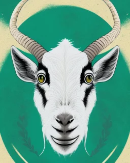 I want a goat head in vector