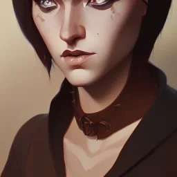 female portret, high lights, rusted, diffuse lighting,polished, intricate,highly detailed, digital painting, illustration, concept art